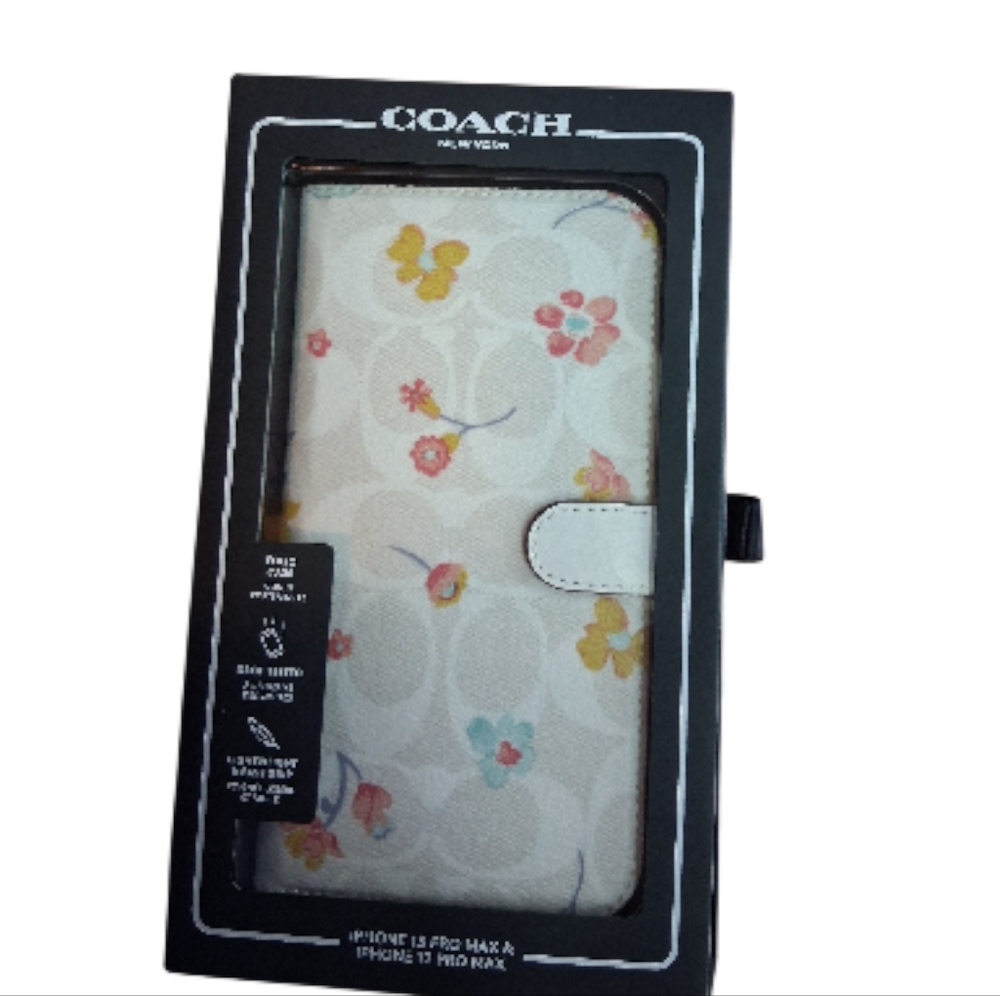 Coach Floral Phone Case - White